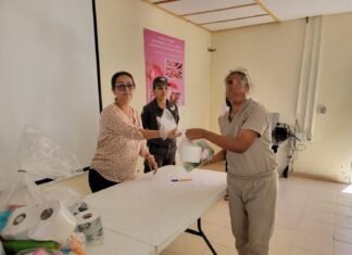 Reciben mujeres del CEDES Reynosa artículos de higiene y fórmulas lácteas para sus hijos e hijas