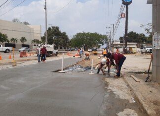 COMAPA SUR reafirma su compromiso con la comunidad con trabajos acelerados de reposición de pavimento