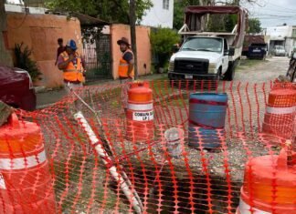 Refuerza COMAPA SUR acciones ante riesgo de hundimientos por lluvias y antigüedad en tuberías