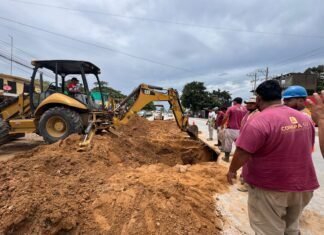 COMAPA SUR intensifica trabajos para responder a contingencias provocadas por las lluvias