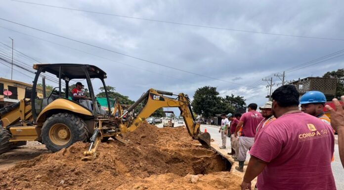COMAPA SUR intensifica trabajos para responder a contingencias provocadas por las lluvias