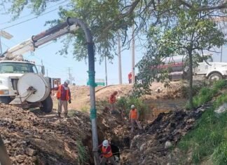 Finaliza COMAPA SUR importante colector en la zona norte de Tampico, beneficiando a miles de habitantes