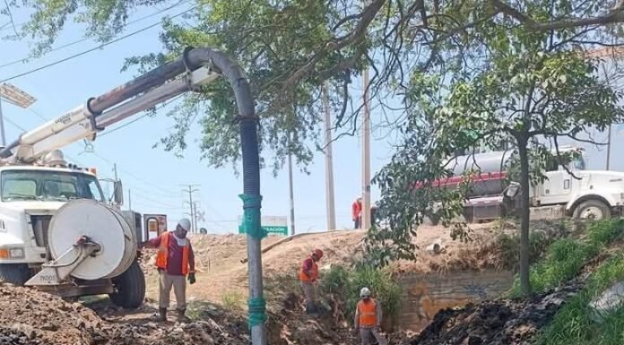 Finaliza COMAPA SUR importante colector en la zona norte de Tampico, beneficiando a miles de habitantes