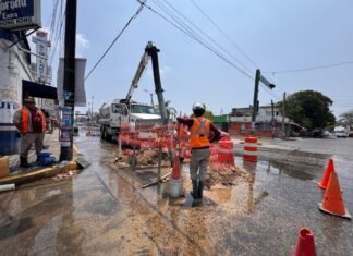 COMAPA SUR mejora suministro de agua en poblado sector de Ciudad Madero