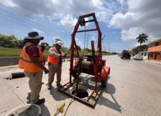 Optimiza Comapa Sur red de drenaje en la zona norte de Tampico