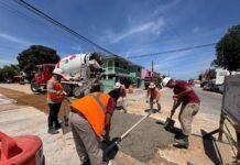 Intensifica COMAPA SUR trabajos de reposición de pavimento en beneficio de la movilidad y seguridad ciudadana