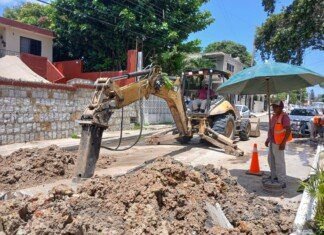 Rehabilita COMAPA SUR línea general de drenaje en la colonia Nuevo Aeropuerto