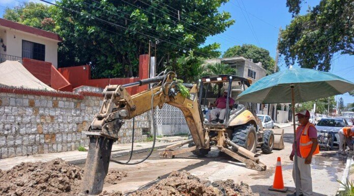 Rehabilita COMAPA SUR línea general de drenaje en la colonia Nuevo Aeropuerto
