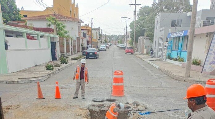 Atiende COMAPA SUR red de drenaje en zona habitacional de Ciudad Madero