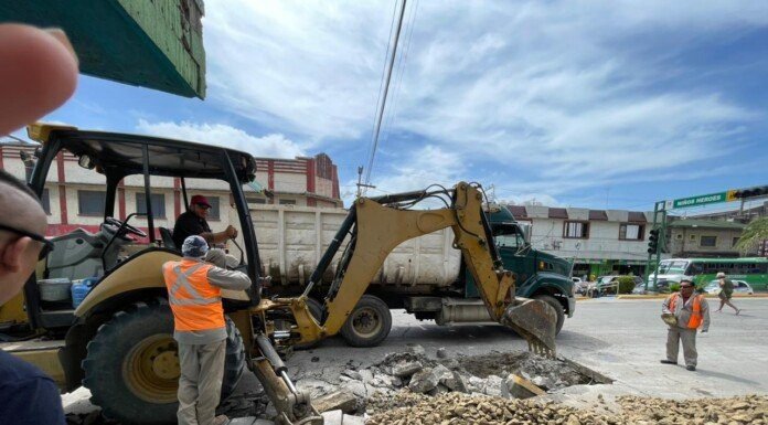 COMAPA SUR rehabilita colector sanitario en zona centro de Ciudad Madero