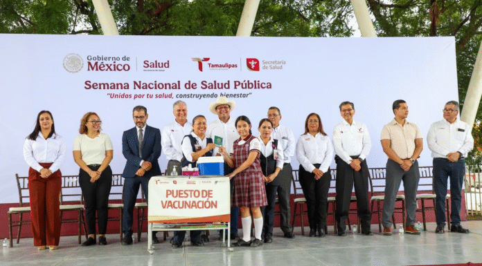 Supera Tamaulipas meta establecida en Semana Nacional de Salud Pública 2025