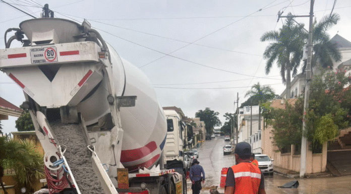COMAPA SUR concluye rehabilitación de línea general de drenaje y pavimentación en importante sector de Tampico