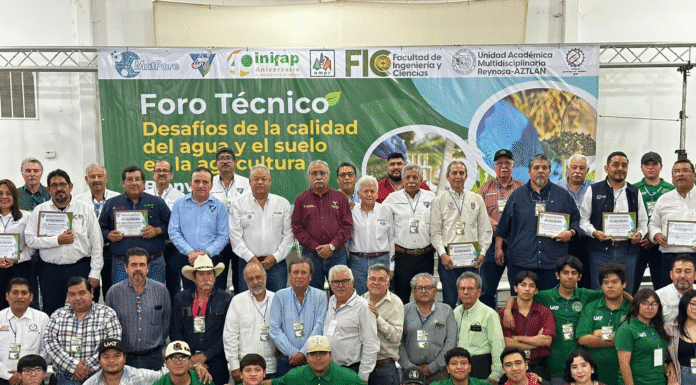 Realizan foro técnico sobre calidad del agua y suelo en la agricultura en Río Bravo