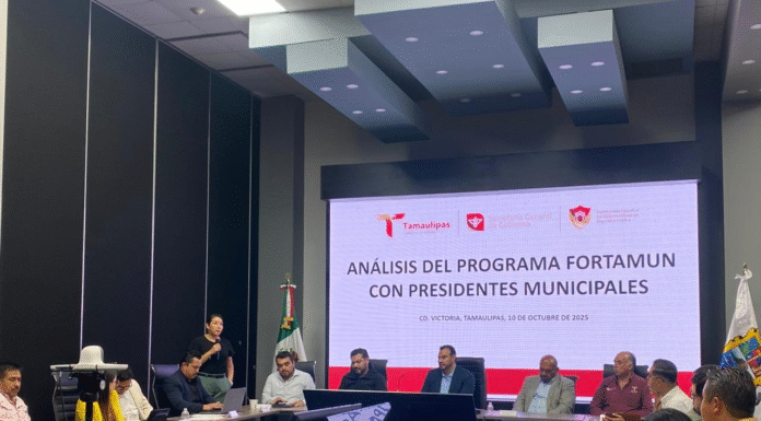Avanza Tamaulipas en la coordinación regional para fortalecer seguridad pública con recursos del FORTAMUN en la zona centro y norte