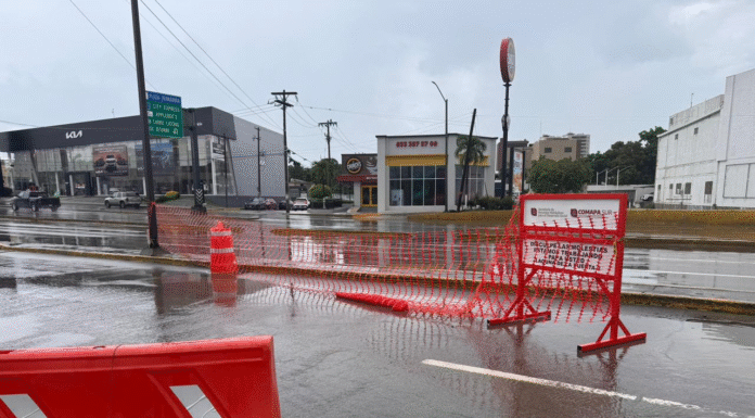 Tras intensas lluvias, COMAPA SUR traza plan para restaurar la infraestructura dañada