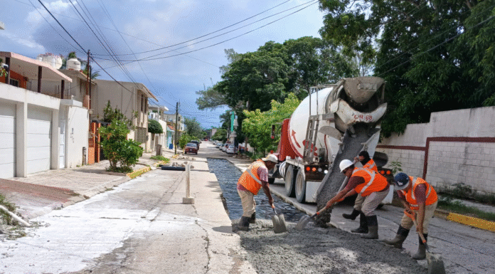 Refuerza COMAPA SUR el programa de reposición de pavimentos en la zona conurbada
