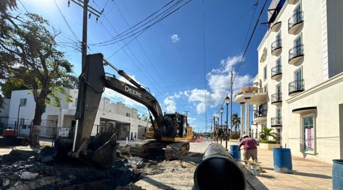 Refuerza Comapa Sur trabajos para reparar socavones