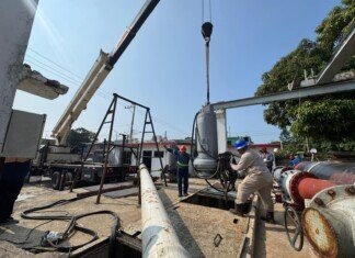 Trabaja COMAPA Sur en el mantenimiento del Cárcamo Primavera