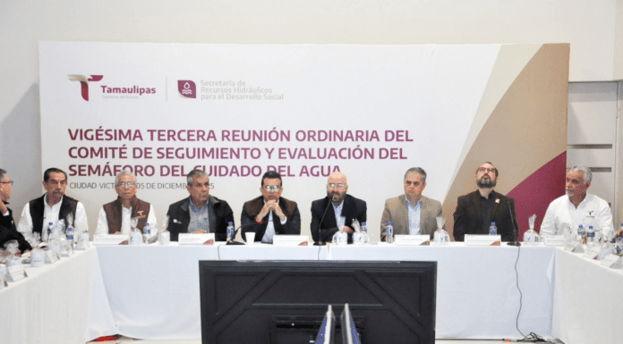 Sur de Tamaulipas mantiene semáforo verde en disponibilidad de agua