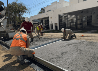 COMAPA SUR restablece pavimento tras obras sanitarias en la colonia Unidad Nacional
