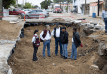 Supervisan avances de rehabilitación sanitaria en Ciudad Madero