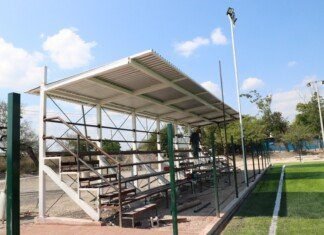 Construye Gobierno del Estado espacio público multideportivo en Estación Manuel