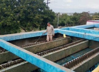 COMAPA Sur fortalece el proceso de potabilización con mantenimiento a sedimentadores en la Planta Altavista