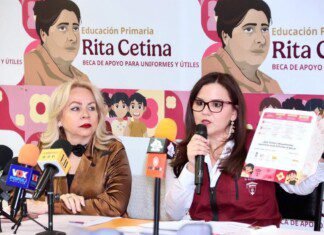 Garantizan acceso universal a la Beca Rita Cetina con módulos de inscripción en escuelas de Tamaulipas