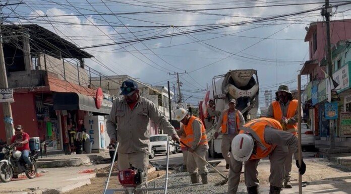Concluye COMAPA Sur reposición de pavimento en la Avenida Tamaulipas tras rehabilitar red de drenaje