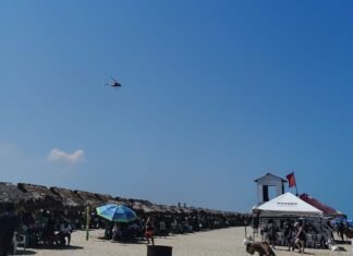 Vigila Agrupamiento Aéreo de la Guardia Estatal Playa Miramar