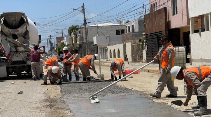 Avanza programa de pavimentación a cargo de COMAPA SUR en Tampico y Ciudad Madero