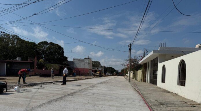 Mantiene COMAPA SUR ritmo de obras hidrosanitarias y de pavimentación en Ciudad Madero con apoyo estatal