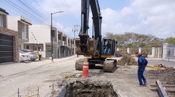 Avanza de manera significativa obra hidráulica en Tampico; se encuentra en etapa final