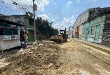 Avanzan trabajos de rehabilitación de red sanitaria en zona céntrica de Tampico