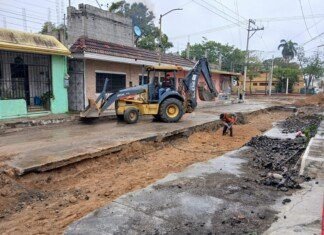 Concluye fase de sustitución de red sanitaria en la calle Burgos