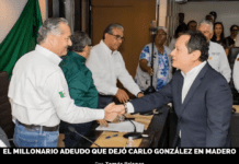EL MILLONARIO ADEUDO QUE DEJÓ CARLO GONZÁLEZ EN MADERO