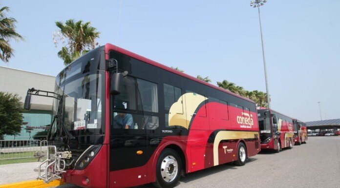 Pone en marcha Américo histórica modernización del transporte público en Tamaulipas