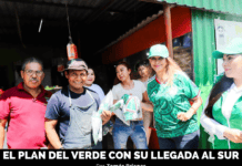 EL PLAN DEL VERDE CON SU LLEGADA AL SUR