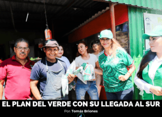EL PLAN DEL VERDE CON SU LLEGADA AL SUR