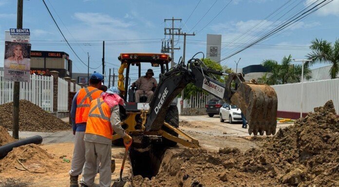 COMAPA SUR mantiene el avance en la rehabilitación de la red hidrosanitaria