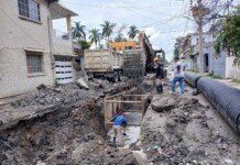 Inician trabajos de rehabilitación de colector sanitario en tradicional colonia de Tampico