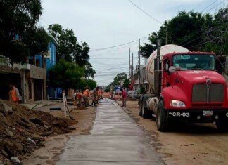 Cumple COMAPA Sur con la restitución de pavimentos tras obras hidrosanitarias