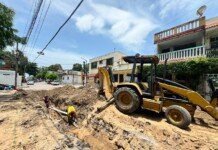 Impulsa COMAPA SUR la rehabilitación de la red sanitaria en importante sector de Tampico