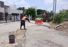 Programa “VAcheando” fortalece la rehabilitación de vialidades en distintos sectores de Tampico