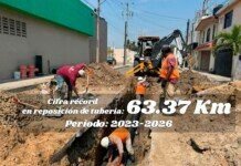 COMAPA SUR alcanza cifra récord con la reposición de 63.37 kilómetros de tubería en Tampico y Ciudad Madero