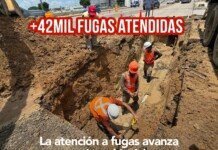 Con trabajo permanente, COMAPA SUR logra abatir rezago histórico en fugas