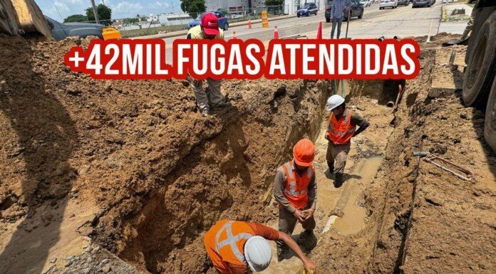 Con trabajo permanente, COMAPA SUR logra abatir rezago histórico en fugas
