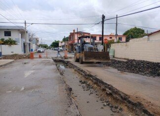 Gobierno del Estado fortalece la infraestructura sanitaria en la colonia Los Mangos con apoyo de COMAPA SUR