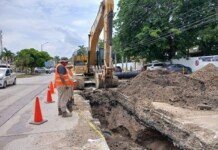 COMAPA SUR fortalece la infraestructura sanitaria con rehabilitación de colector en la colonia La Paz