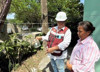 COMAPA SUR supervisa calidad del agua tras trabajos de mantenimiento y normalización de la red